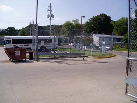 Commercial fence and gate operator install, NW Arkansas